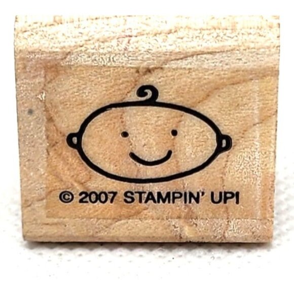2007 Stampin’ Up Wooden Rubber Stamp – Vintage Crafting Collectible - Picture 2 of 9
